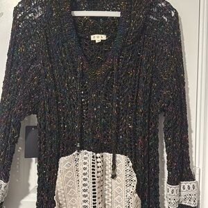 Multicolor knit sweater